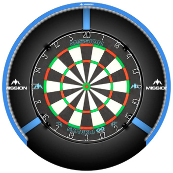 Im Lieferumfang ist nur der Lichtring - ohne Dartboard, ohne Surround